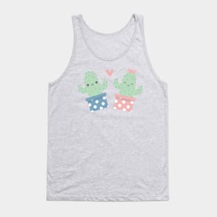 Cute cacti couple Tank Top